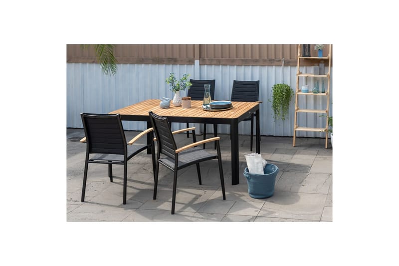 Utomhusmöbelgrupp Lifestyle Garden Portals 161 cm 4 lite carverstolar - 4 lite carverstolar - Utemöbler & utemiljö - Utegrupp - Matgrupp utomhus