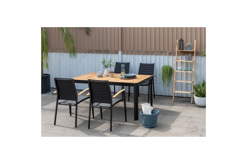 Utomhusmöbelgrupp Lifestyle Garden Portals 161 cm 4 lite carverstolar - 4 lite carverstolar - Utemöbler & utemiljö - Utegrupp - Matgrupp utomhus