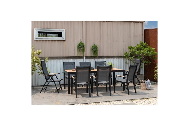 Utomhusmöbelgrupp Lifestyle Garden Panama 210-300 cm 6 stapelbarfotölj + 2 pos. fotölj - 6 stapelbarfotölj + 2 pos. fotölj - Utemöbler & utemiljö - Utegrupp - Matgrupp utomhus