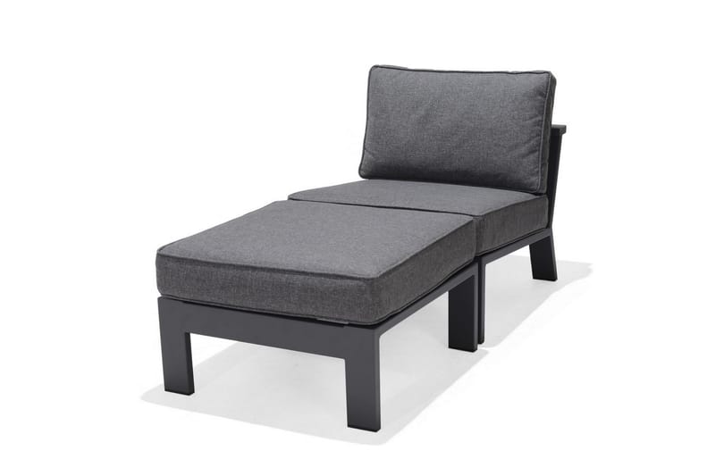 Utomhusmöbelgrupp Lifestyle Garden PALAU 2x sidostol + 2x ottoman + sidobord 60 cm - Utemöbler & utemiljö - Utegrupp - Cafegrupp & cafeset