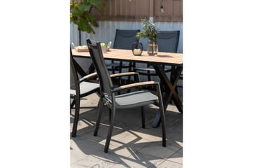 Utomhusmöbelgrupp Lifestyle Garden Panama 200 cm 6 stapelbarfotölj + 2 pos. fotölj - 6 stapelbarfotölj + 2 pos. fotölj - Utemöbler & utemiljö - Utegrupp - Matgrupp utomhus