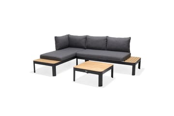 Utomhusmöbelgrupp Lifestyle Garden Portals 2x 2-sits modulsoffa & soffbord - Utemöbler & utemiljö - Utegrupp - Soffgrupp utomhus