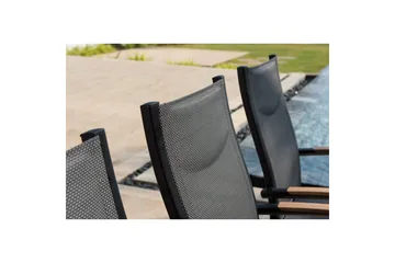 Utomhusmöbelgrupp Lifestyle Garden Panama 200 cm 6 stapelbarfotölj - 6 stapelbarfotölj - Utemöbler & utemiljö - Utegrupp - Matgrupp utomhus