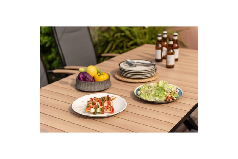 Utomhusmöbelgrupp Lifestyle Garden Panama 200 cm 6 stapelbarfotölj - 6 stapelbarfotölj - Utemöbler & utemiljö - Utegrupp - Matgrupp utomhus