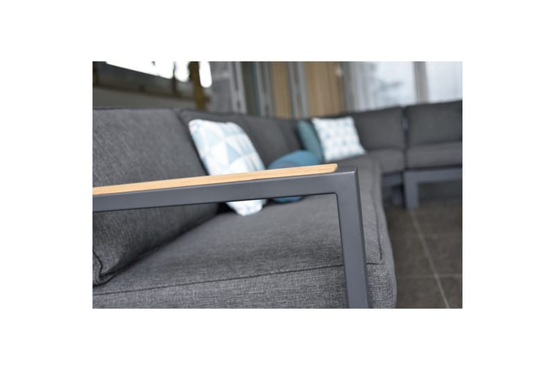 Utomhusmöbelgrupp Lifestyle Garden PALAU 2-sits höger & vänster + hörnsoffa stol + sidostol + soffbord 140 cm - Utemöbler & utemiljö - Utegrupp - Soffgrupp utomhus