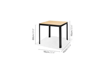 Utomhusmöbelgrupp Lifestyle Garden Portals bar bord 95 & 4 bar stol - Utemöbler & utemiljö - Utegrupp - Matgrupp utomhus