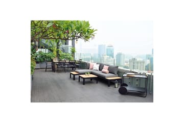 Utomhusmöbelgrupp Lifestyle Garden Portals 161 cm 6 trädskärarstolar - 6 trädskärarstolar - Utemöbler & utemiljö - Utegrupp - Matgrupp utomhus