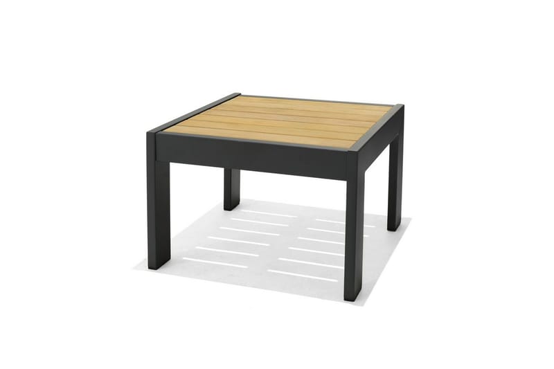 Utomhusmöbelgrupp Lifestyle Garden PALAU Sidostol + ottoman + sidobord 60 cm - Utemöbler & utemiljö - Utegrupp - Cafegrupp & cafeset