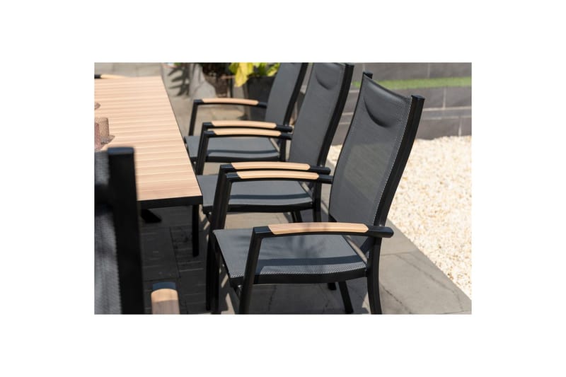 Utomhusmöbelgrupp Lifestyle Garden Panama 200 cm 6 stapelbarfotölj + 2 pos. fotölj - 6 stapelbarfotölj + 2 pos. fotölj - Utemöbler & utemiljö - Utegrupp - Matgrupp utomhus