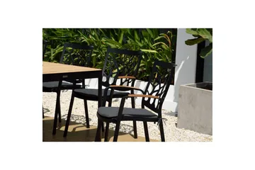 Utomhusmöbelgrupp Lifestyle Garden Portals 209 cm 5 trädskärarstolar + bänk - 5 trädskärarstolar + bänk - Utemöbler & utemiljö - Utegrupp - Matgrupp utomhus