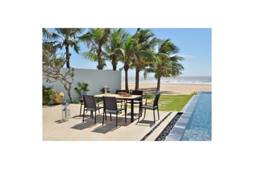 Utomhusmöbelgrupp Lifestyle Garden Portals 161 cm 6 lite carverstolar - 6 lite carverstolar - Utemöbler & utemiljö - Utegrupp - Matgrupp utomhus