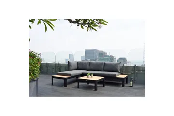 Utomhusmöbelgrupp Lifestyle Garden Portals 2x 2-sits modulsoffa & soffbord - Utemöbler & utemiljö - Utegrupp - Soffgrupp utomhus