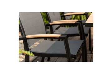 Utomhusmöbelgrupp Lifestyle Garden Panama 200 cm 6 stapelbarfotölj - 6 stapelbarfotölj - Utemöbler & utemiljö - Utegrupp - Matgrupp utomhus