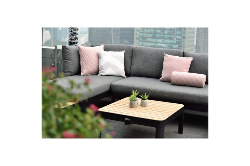 Utomhusmöbelgrupp Lifestyle Garden Portals 2x 2-sits modulsoffa & soffbord - Utemöbler & utemiljö - Utegrupp - Soffgrupp utomhus