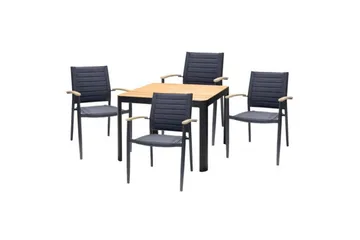 Utomhusmöbelgrupp Lifestyle Garden Portals 95 cm 4 lite carverstolar - 4 lite carverstolar - Utemöbler & utemiljö - Utegrupp - Matgrupp utomhus