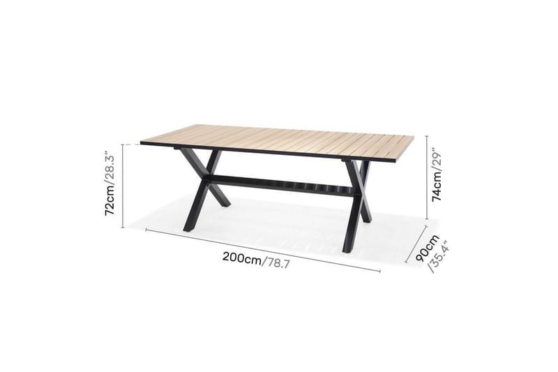 Utomhusmöbelgrupp Lifestyle Garden Panama 200 cm 8 pos. fotölj - 8 pos. fotölj - Utemöbler & utemiljö - Utegrupp - Matgrupp utomhus