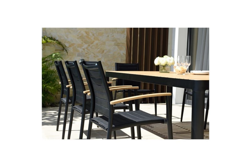 Utomhusmöbelgrupp Lifestyle Garden Portals 209 cm 8 lite carverstolar - 8 lite carverstolar - Utemöbler & utemiljö - Utegrupp - Matgrupp utomhus