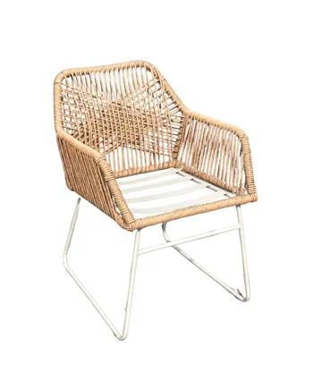 Utomhusmöbelgrupp Palermo bistroset med Seville karmstolar - grå/beige/sand - Utemöbler & utemiljö - Utegrupp - Cafegrupp & cafeset