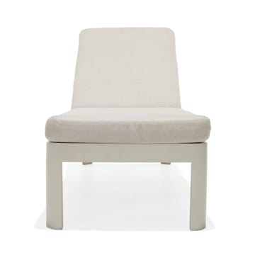 Utomhusset Portals solstol + C-shape sidobord - beige/trä - Utemöbler & utemiljö - Utestol & trädgårdsstol - Solstol