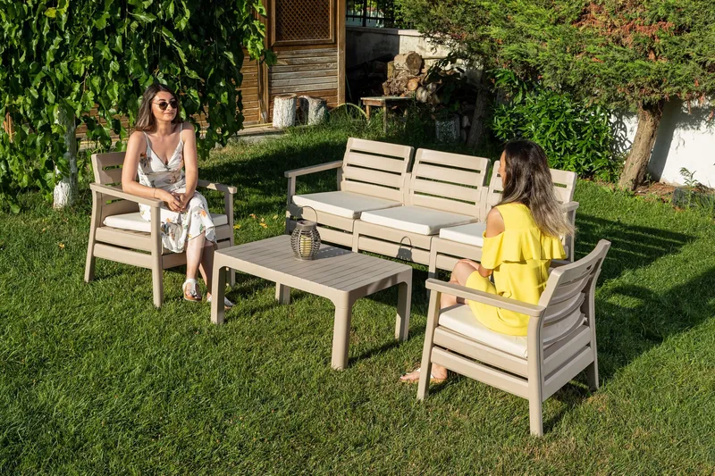 Vomira Loungegrupp utomhus - Desert Beige - Utemöbler & utemiljö - Utegrupp - Soffgrupp utomhus