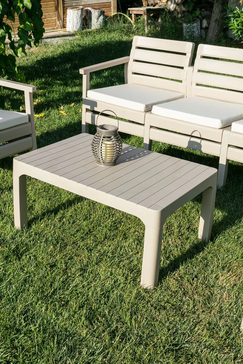 Vomira Loungegrupp utomhus - Desert Beige - Utemöbler & utemiljö - Utegrupp - Soffgrupp utomhus