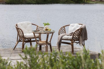 Wera Balkonggrupp 2-sits - Brun/Vit - Utemöbler & utemiljö - Utegrupp - Cafegrupp & cafeset