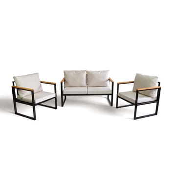 Zevric 4-sits Soffgrupp Utomhus - Beige - Utemöbler & utemiljö - Utegrupp - Soffgrupp utomhus