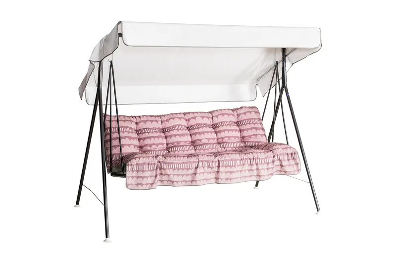 Teneriffa 3- pers. hammock, 84B - Grå/Rosa - Utemöbler & utemiljö - Utesoffa - Hammock