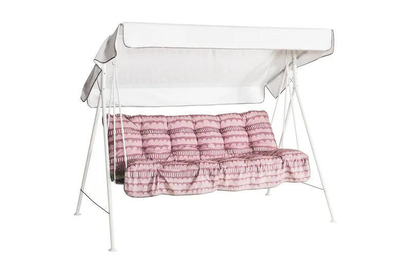 Riviera 3- pers. hammock, 84B - Vit/Rosa - Utemöbler & utemiljö - Utesoffa - Hammock
