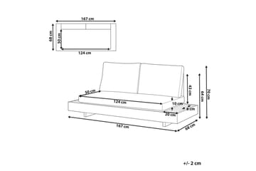 2-sitssoffa Marettimo - Utemöbler & utemiljö - Utesoffa - Trädgårdssoffa