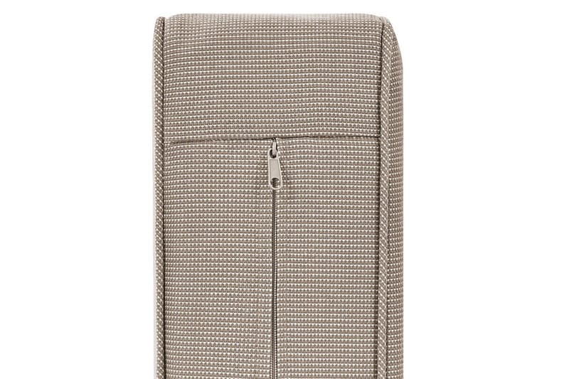 2-sitssoffa Trani Ljus trä/grått/beige - Ljus trä/grått/beige - Utemöbler & utemiljö - Utesoffa - Trädgårdssoffa