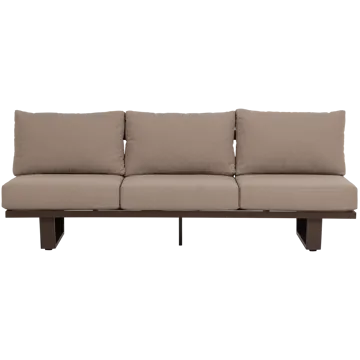 3-sits Soffa Bear Utomhus - Brun - Utemöbler & utemiljö - Utesoffa - Trädgårdssoffa