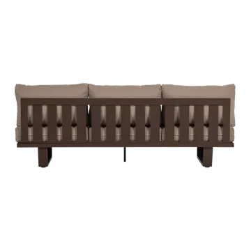 3-sits Soffa Bear Utomhus - Brun - Utemöbler & utemiljö - Utesoffa - Trädgårdssoffa