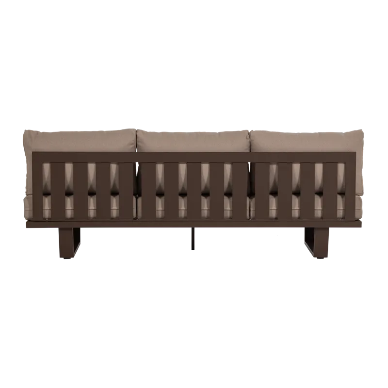 3-sits Soffa Bear Utomhus - Brun - Utemöbler & utemiljö - Utesoffa - Trädgårdssoffa