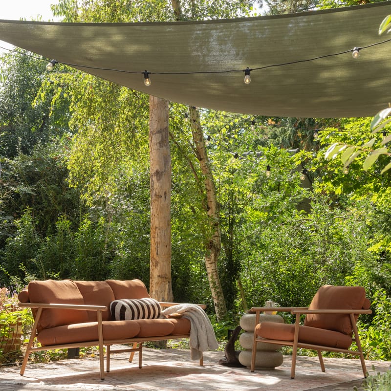 3-sits Soffa Cavero Utomhus - Terra - Utemöbler & utemiljö - Utesoffa