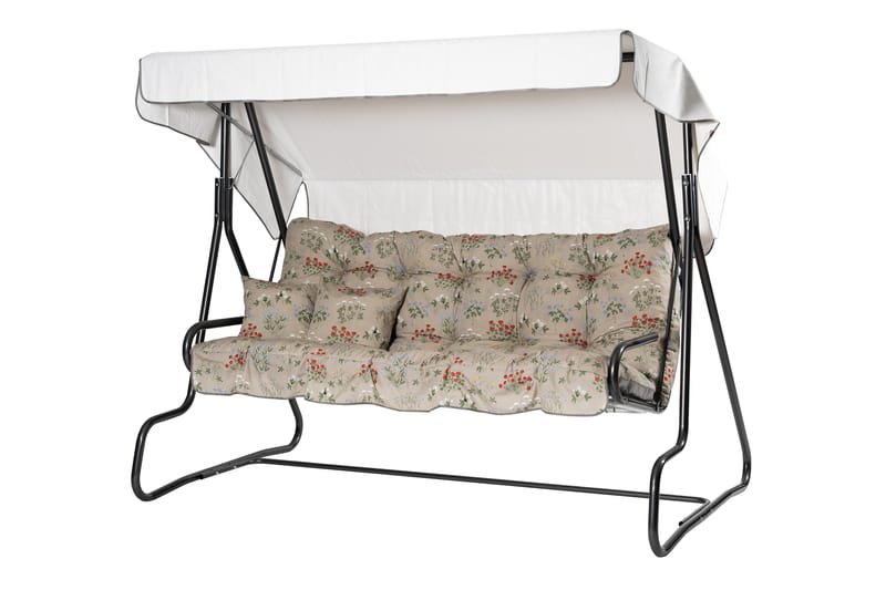 Adhira Komplett Hammock 196 cm - Grå/Blommig - Utemöbler & utemiljö - Utesoffa - Hammock