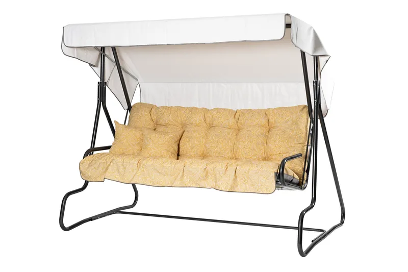 Adhira Komplett Hammock 196 cm, Grå/Gul