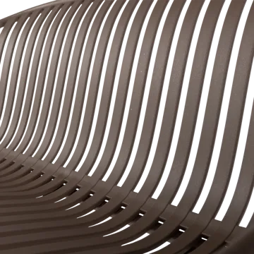 Bänk Bruce 134 cm Utomhus - Lila/Brun - Utemöbler & utemiljö - Utesoffa - Trädgårdsbänk & utebänk