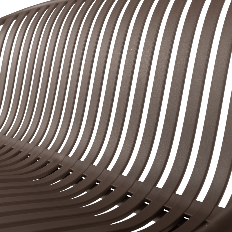 Bänk Bruce 134 cm Utomhus - Lila/Brun - Utemöbler & utemiljö - Utesoffa - Trädgårdsbänk & utebänk