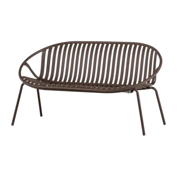 Bänk Bruce 134 cm Utomhus - Lila/Brun - Utemöbler & utemiljö - Utesoffa - Trädgårdsbänk & utebänk