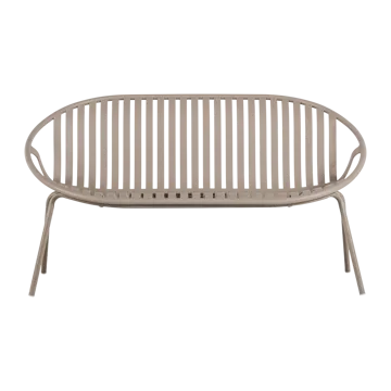 Bänk Bruce 134 cm Utomhus - Sand - Utemöbler & utemiljö - Utesoffa - Trädgårdsbänk & utebänk