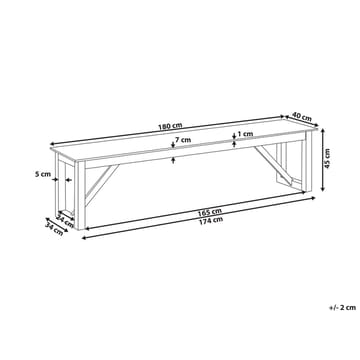 Bänk Notteri - Utemöbler & utemiljö - Utesoffa - Trädgårdsbänk & utebänk