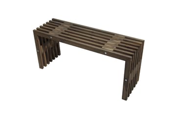 Bänk Utomhus EcoFurn 100 cm Furu grå oljad