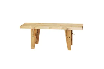 Bänk Utomhus Hillerstorp Ecobench 120 cm - Björk oljad ljusbrun - Utemöbler & utemiljö - Utesoffa - Trädgårdsbänk & utebänk