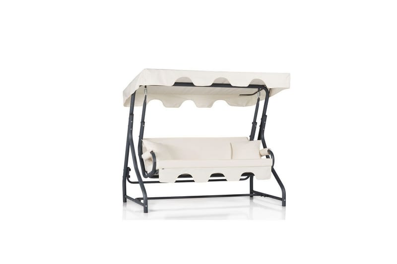 Bellan Hängsoffa Utomhus 3-sits - Vit/Mörkgrön - Utemöbler & utemiljö - Utesoffa - Hängsoffa