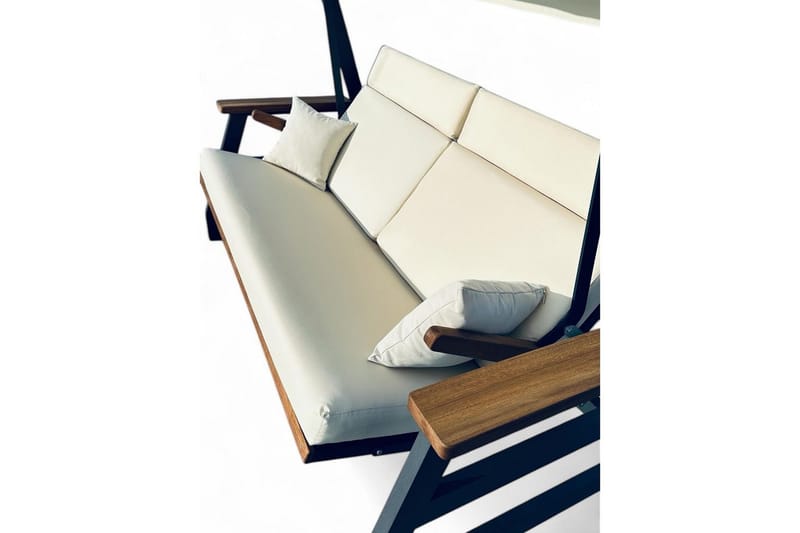 Berriaren Hängsoffa Utomhus 3-sits - Natur/Offwhite - Utemöbler & utemiljö - Utesoffa - Hängsoffa