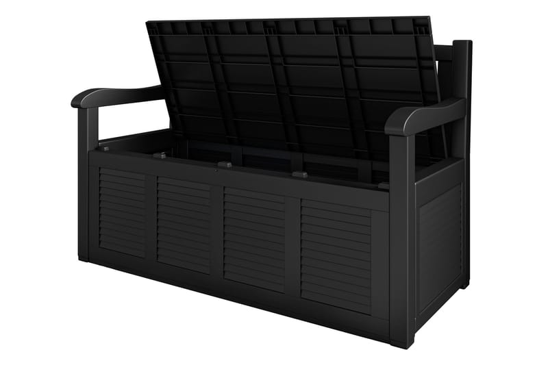 Cliffwyn Utebänk med förvaring - Grå - Utemöbler & utemiljö - Utesoffa - Trädgårdsbänk & utebänk