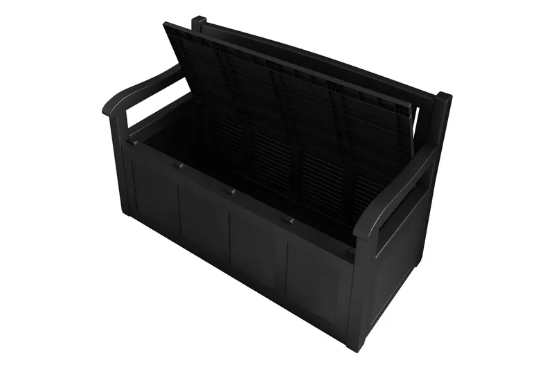 Cliffwyn Utebänk med förvaring - Grå - Utemöbler & utemiljö - Utesoffa - Trädgårdsbänk & utebänk