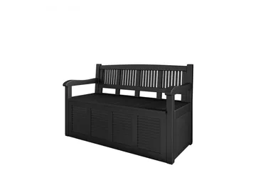 Cliffwyn Utebänk med förvaring - Grå - Utemöbler & utemiljö - Utesoffa - Trädgårdsbänk & utebänk