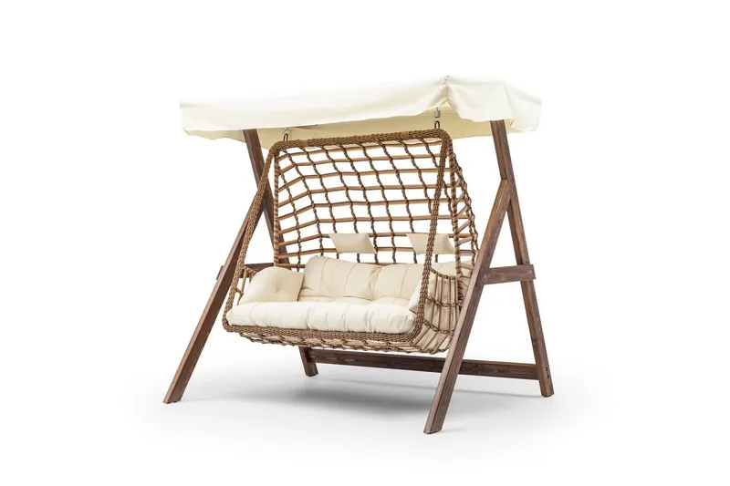 Girne Komplett Hammock 190 cm, Cream
